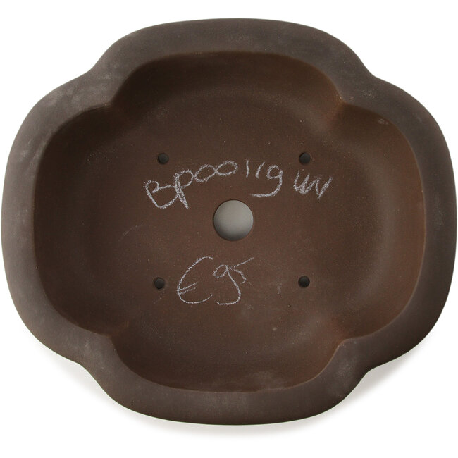 Mokko unglazed bonsai pot by Yixing - 310 x 275 x 75 mm