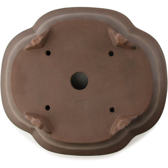 Pot à bonsaï Mokko non émaillé par Yixing - 310 x 275 x 75 mm