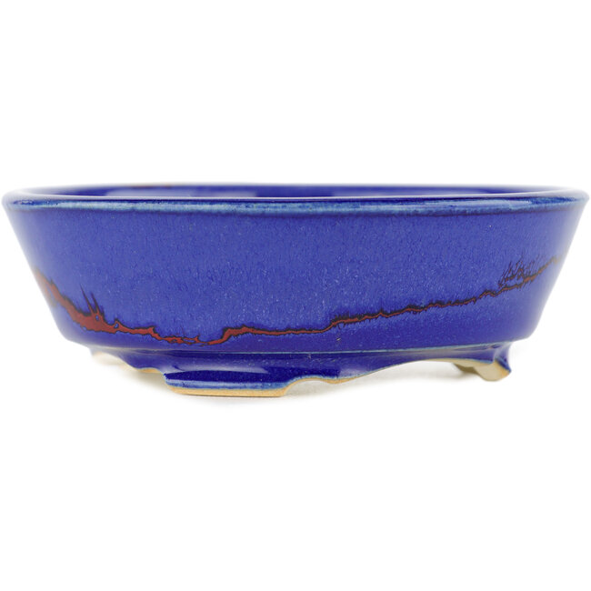 Round multicolor bonsai pot - 100 x 100 x 35 mm