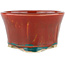 Vaso bonsai rotondo rosso - 105 x 105 x 60 mm