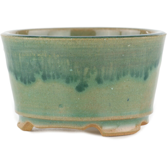 Runder grüner Bonsaitopf – 90 x 90 x 50 mm