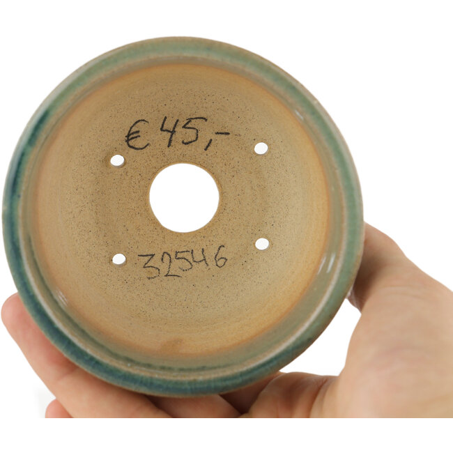 Runder grüner Bonsaitopf – 90 x 90 x 50 mm