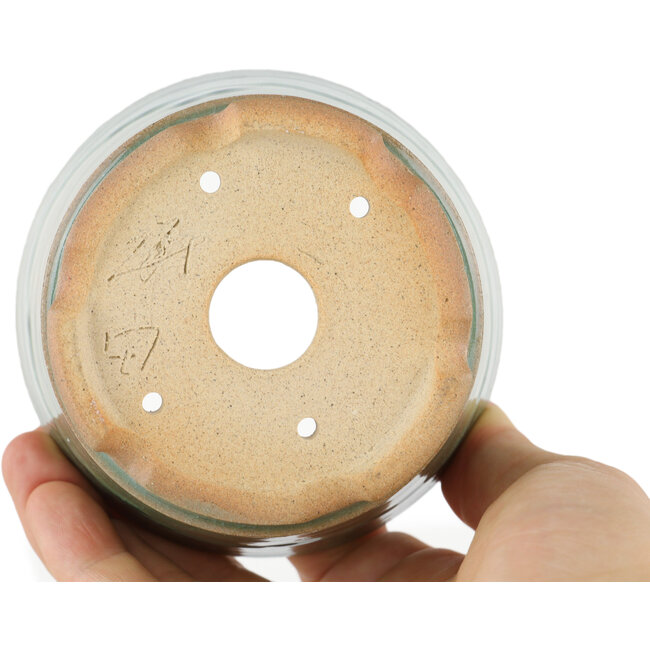 Runder grüner Bonsaitopf – 90 x 90 x 50 mm