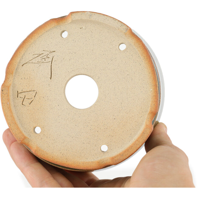 Runder grüner Bonsaitopf – 110 x 110 x 55 mm