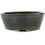 Round green bonsai pot - 85 x 85 x 30 mm