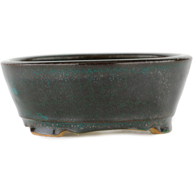 Ronde groene bonsaipot - 85 x 85 x 30 mm