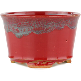 Unknown 90 mm  red pot from Korea