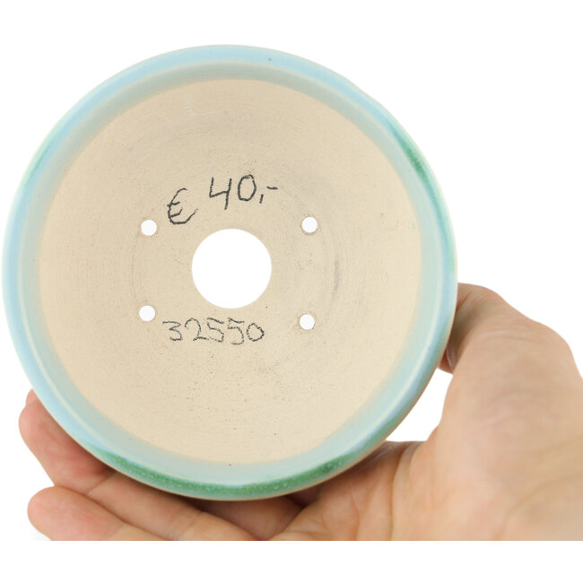 Pot à bonsaï rond multicolore - 100 x 100 x 40 mm