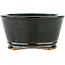 Vaso bonsai rotondo verde - 105 x 105 x 53 mm
