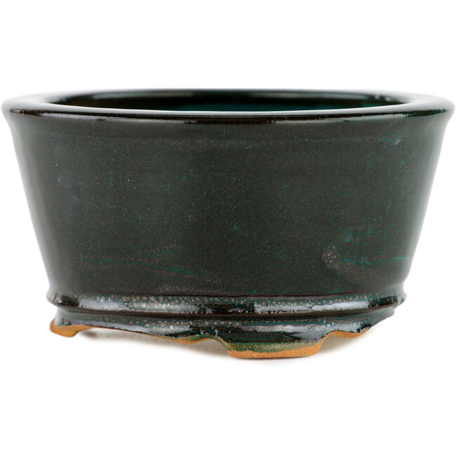 Runder grüner Bonsaitopf – 105 x 105 x 53 mm