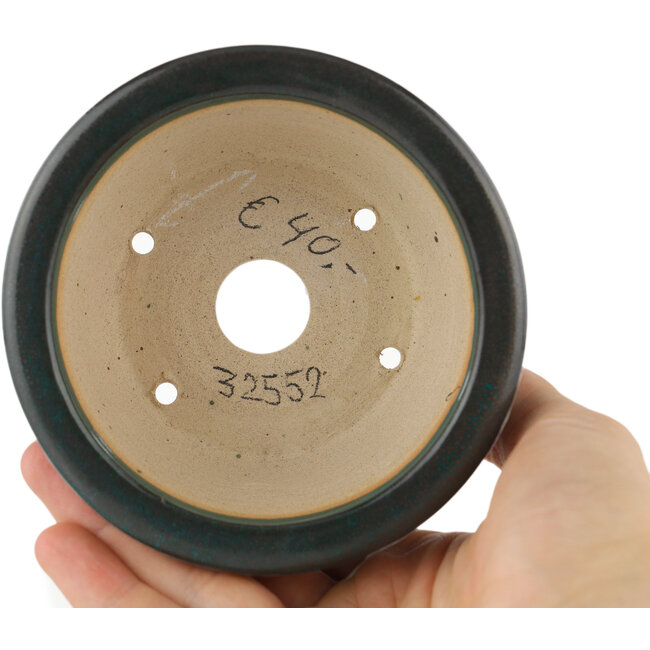 Runder grüner Bonsaitopf – 105 x 105 x 53 mm