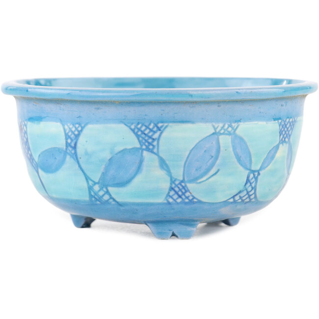 Vaso bonsai rotondo multicolore di Kei Setsu - 87 x 87 x 40 mm