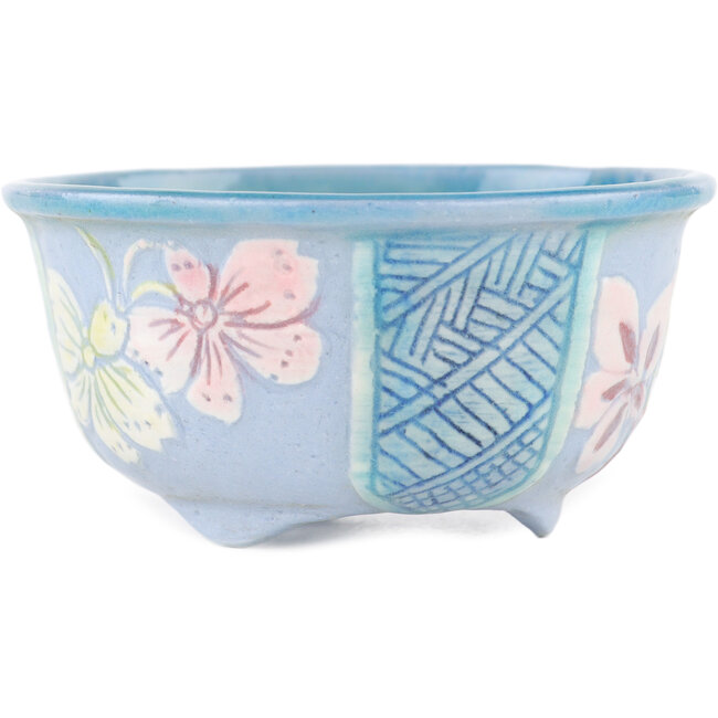 Maceta redonda para bonsái multicolor de Kei Setsu - 78 x 78 x 40 mm