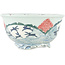 Runder mehrfarbiger Bonsai-Topf von Kei Setsu - 106 x 106 x 60 mm