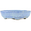 Ovaler blauer Bonsai-Topf von Bunzan - 145 x 120 x 40 mm