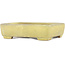 Pot à bonsaï rectangulaire jaune par Yamafusa - 130 x 116 x 25 mm