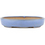 Ovaler blauer Bonsai-Topf von Yamafusa - 160 x 130 x 24 mm