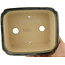 Pot à bonsaï vert rectangulaire par Shibakatsu - 180 x 150 x 60 mm
