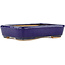 Pot à bonsaï rectangulaire bleu par Hattori - 130 x 95 x 30 mm