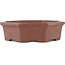 Zeshoekige ongeglazuurde bonsaipot van Shinto - 160 x 160 x 45 mm