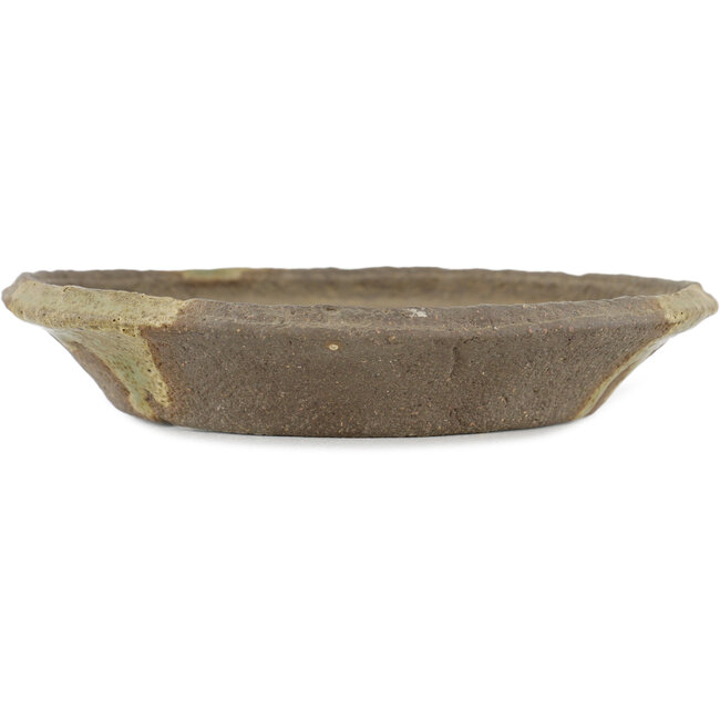 Pot à bonsaï rond non émaillé par Ryugaku - 160 x 160 x 30 mm