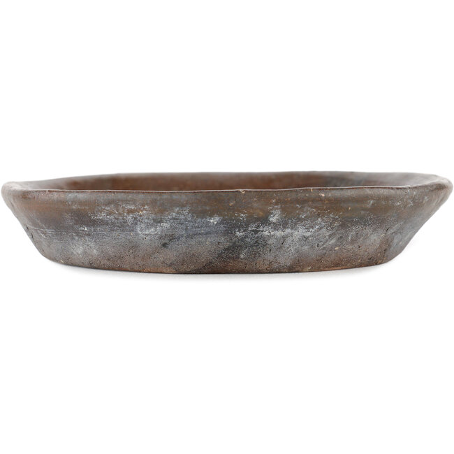 Runder unglasierter Bonsai-Topf von Bunzan - 170 x 170 x 30 mm