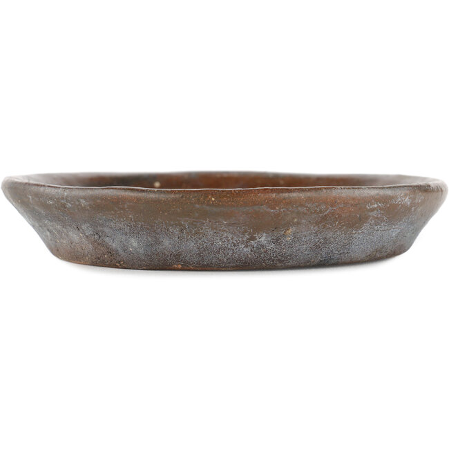 Runder unglasierter Bonsai-Topf von Bunzan - 170 x 170 x 30 mm