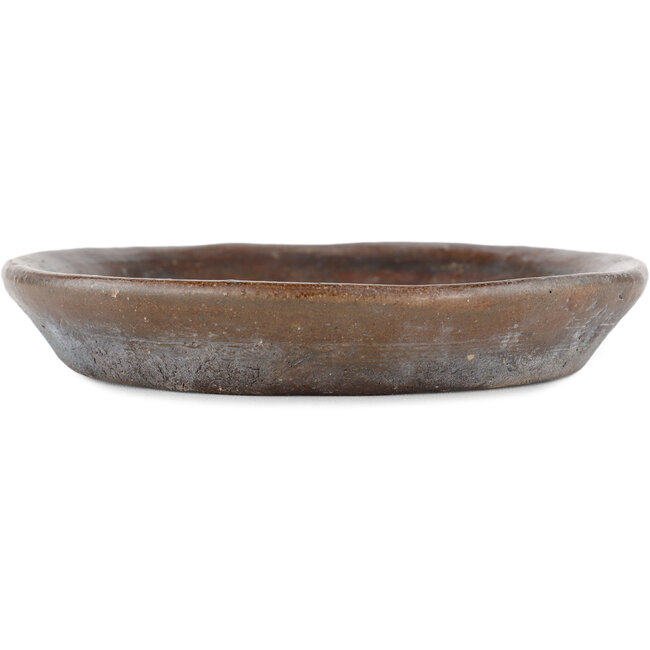 Ronde ongeglazuurde bonsaipot van Bunzan - 170 x 170 x 30 mm