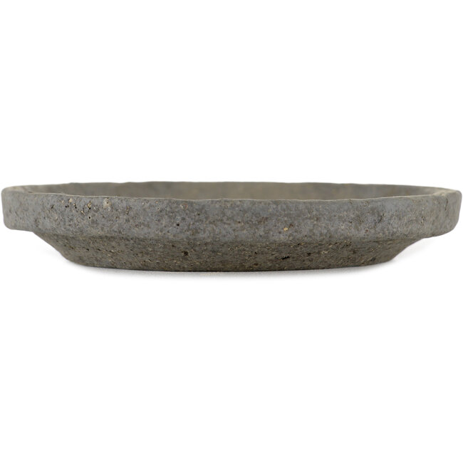 Vaso bonsai rotondo non smaltato di Bunzan - 120 x 120 x 20 mm