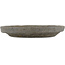 Round unglazed bonsai pot by Bunzan - 120 x 120 x 20 mm