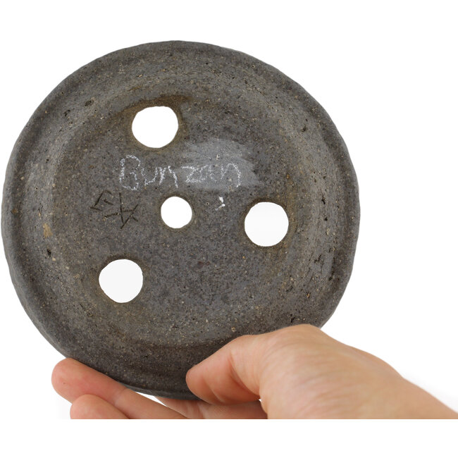 Pot à bonsaï rond non émaillé par Bunzan - 120 x 120 x 20 mm