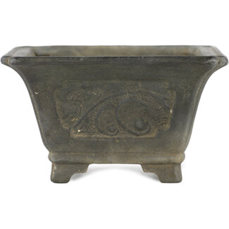 Tosui 85 mm  unglazed bonsai pot by Tosui, Japan