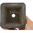 Square unglazed bonsai pot by Tosui - 85 x 85 x 50 mm