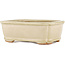 Vaso bonsai rettangolare beige di Hattori - 125 x 95 x 40 mm