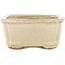 Rechthoekige beige bonsaipot van Hattori - 125 x 95 x 40 mm