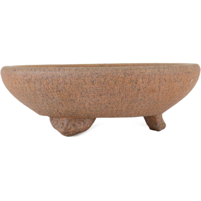 Pot à bonsaï rond non émaillé - 120 x 120 x 40 mm