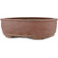 Rectangular unglazed bonsai pot by Shibakatsu - 140 x 105 x 45 mm