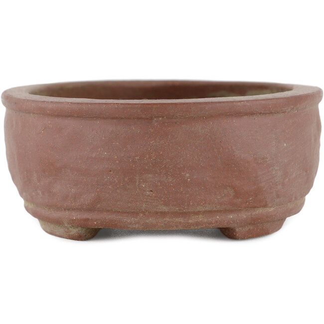 Vaso bonsai rettangolare non smaltato di Shibakatsu - 140 x 105 x 45 mm