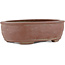 Rectangular unglazed bonsai pot by Shibakatsu - 140 x 105 x 45 mm