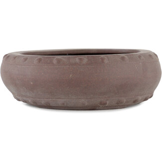 Yamaaki 155 mm  unglazed bonsai pot by Yamaaki, Tokoname, Japan