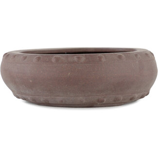  Yamaaki Maceta para bonsái sin esmaltar de 155 mm de Yamaaki, Tokoname, Japón