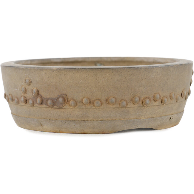 Pot à bonsaï rond non émaillé - 145 x 145 x 45 mm