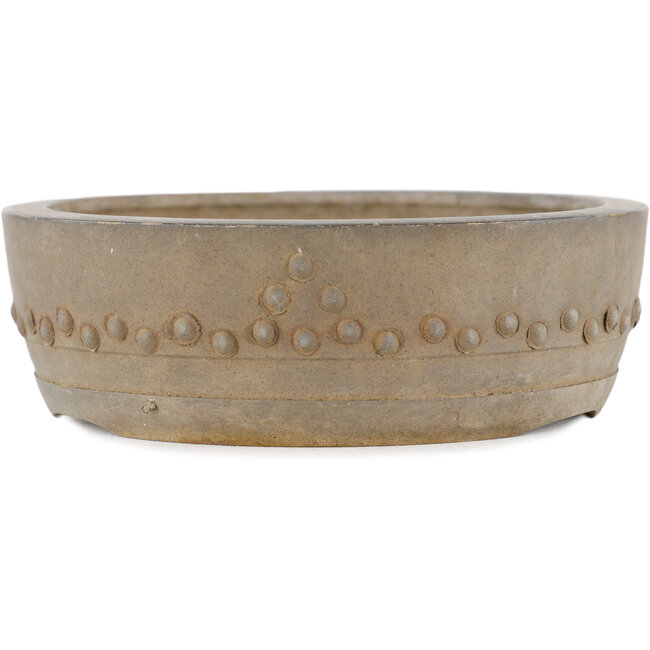 Pot à bonsaï rond non émaillé - 145 x 145 x 45 mm