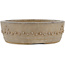 Round unglazed bonsai pot - 145 x 145 x 45 mm