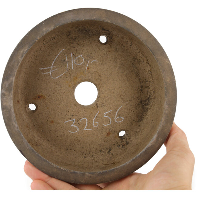 Vaso bonsai rotondo non smaltato - 145 x 145 x 45 mm