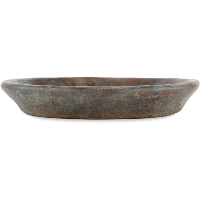 Vaso bonsai rotondo non smaltato di Bunzan - 165 x 165 x 30 mm