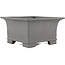 Vierkante ongeglazuurde bonsaipot van Tosui - 185 x 185 x 105 mm