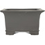 Vierkante ongeglazuurde bonsaipot van Tosui - 185 x 185 x 105 mm