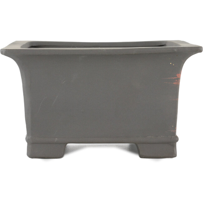 Pot à bonsaï carré non émaillé par Tosui - 185 x 185 x 105 mm