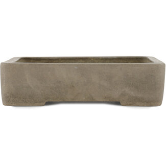 Keizan 220 mm  unglazed bonsai pot by Keizan, Tokoname, Japan